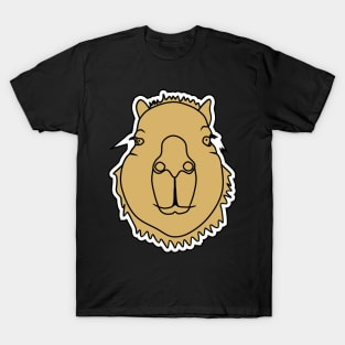 cute capibara face T-Shirt